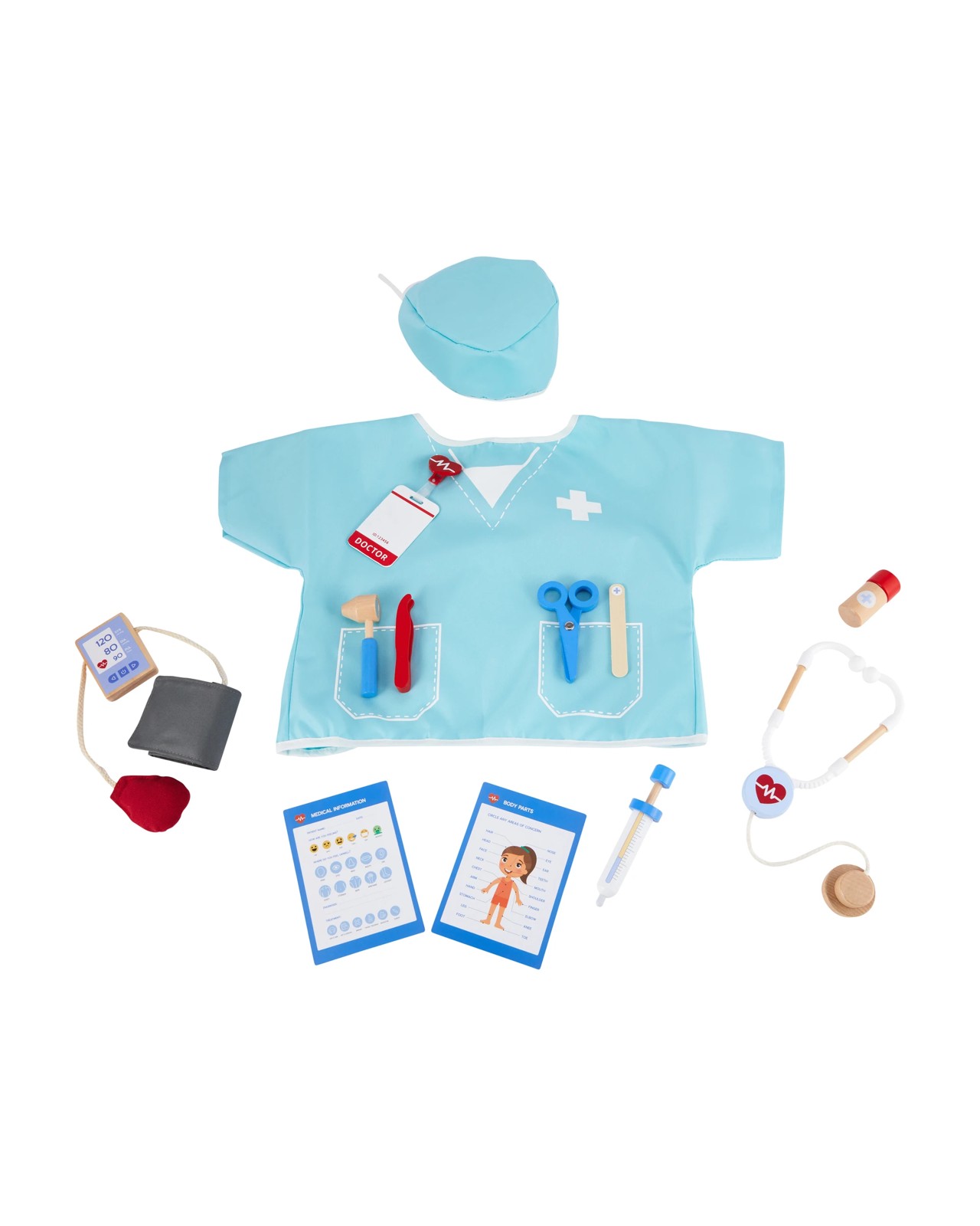 14 Piece Wooden Doctor Set 2 of 4