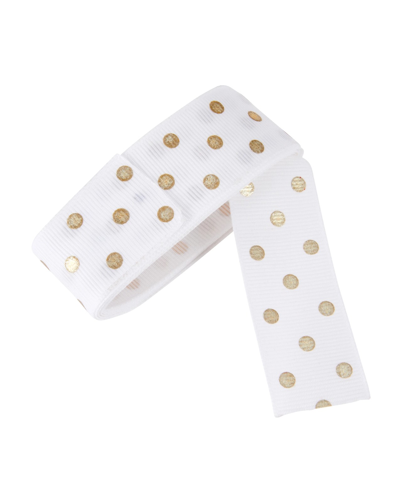 2 Piece Fabric Bow and Ribbon Set, Gold Dot - Anko 3 of 3