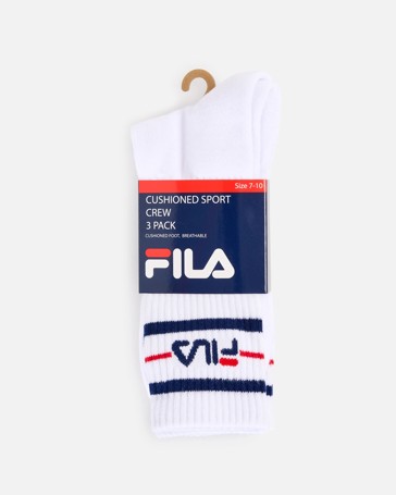 Fila Sports Crew 3 Pack Socks