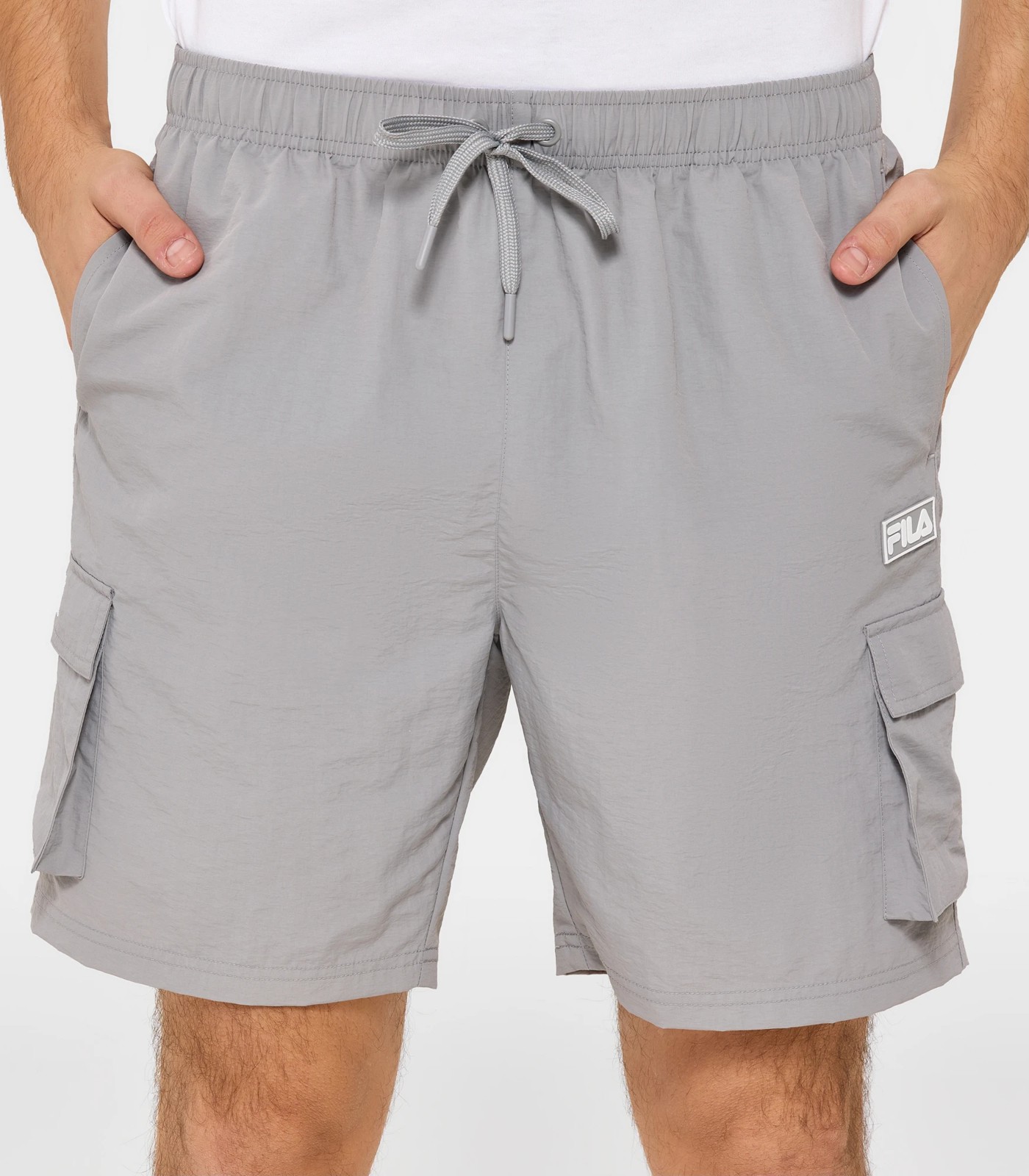 Caelem Cargo Parachute Shorts - Fila - Grey | Target Australia