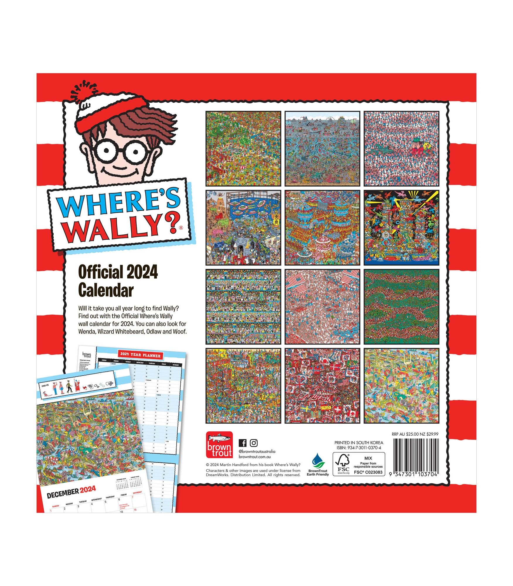 Wheres Wally 2024 Square Calendar Target Australia   68484354 IMG 002