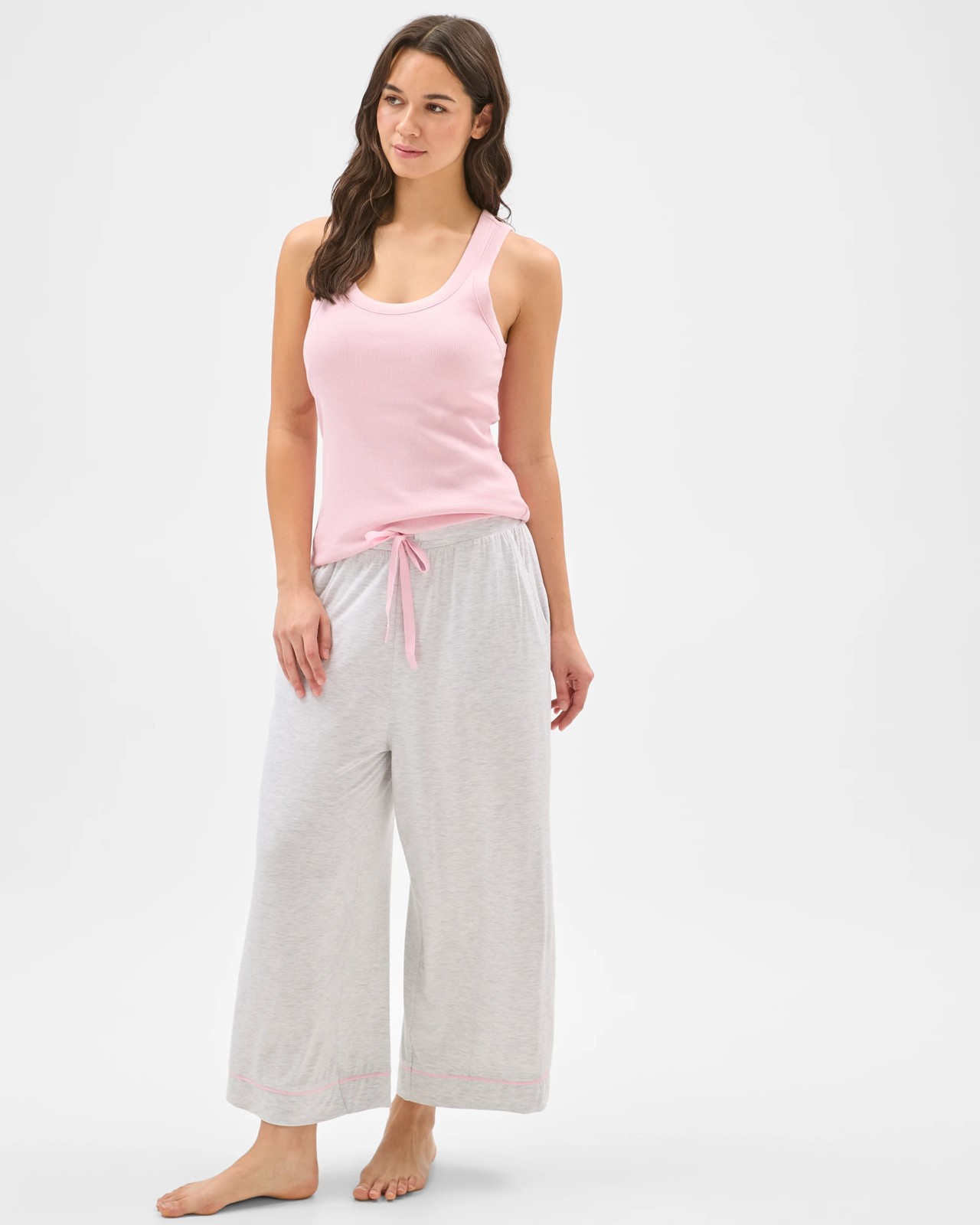 Bamboo Soft Comfort Sleep Culotte Pants 5 of 6