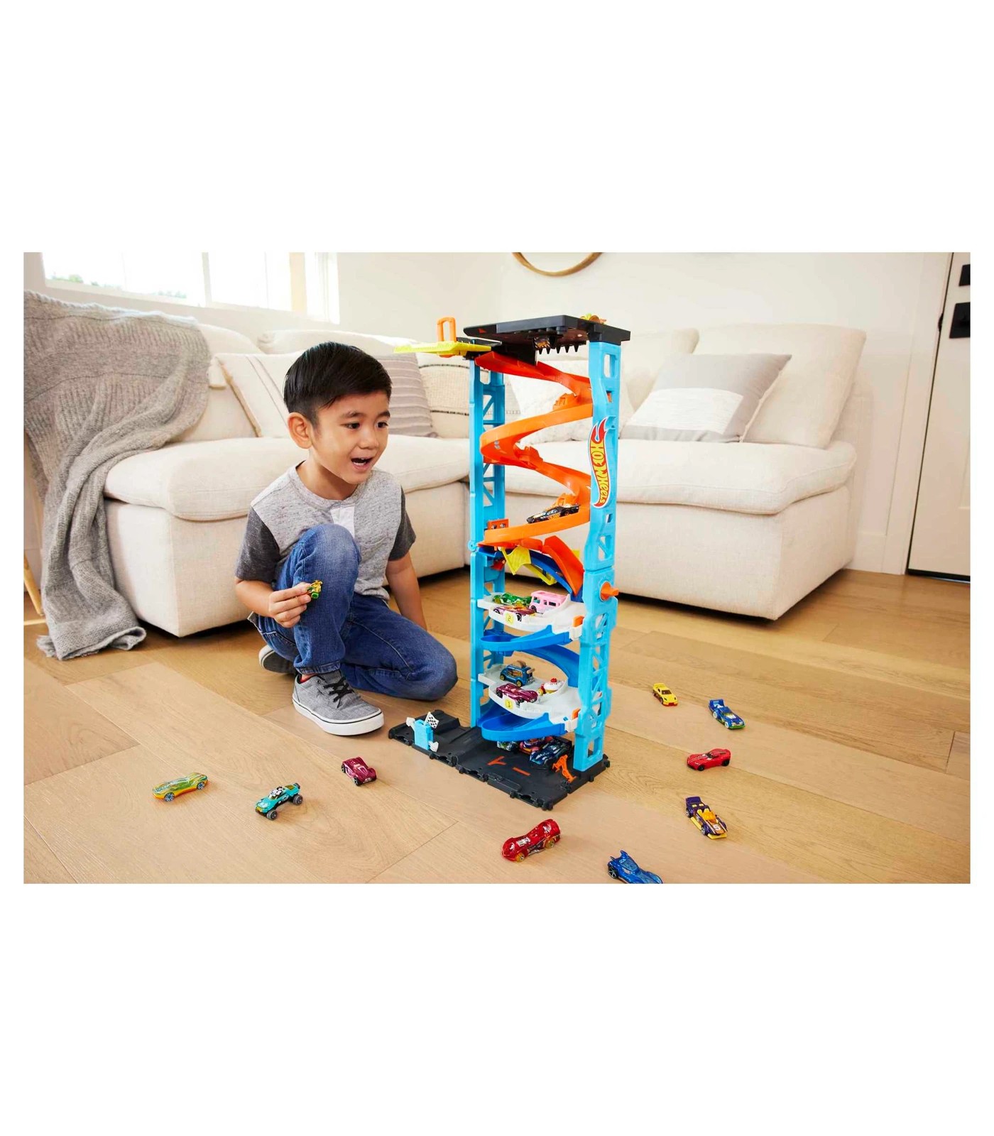 Hot Wheels City Transforming Race Tower Playset