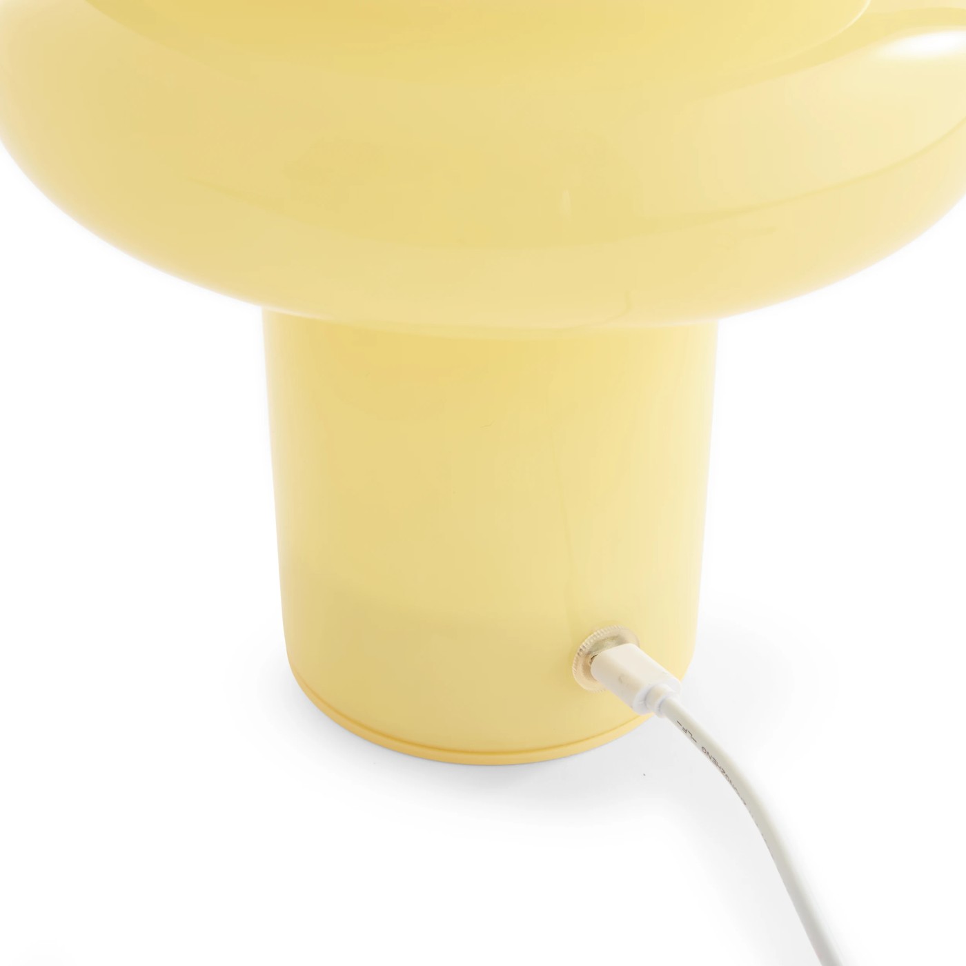 Anko Oslo Glass Portable Rechargeable Lamp - Butter 4 of 4