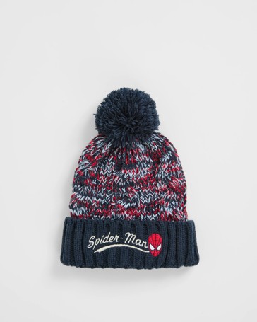 Spiderman Speckle Pom Pom Beanie