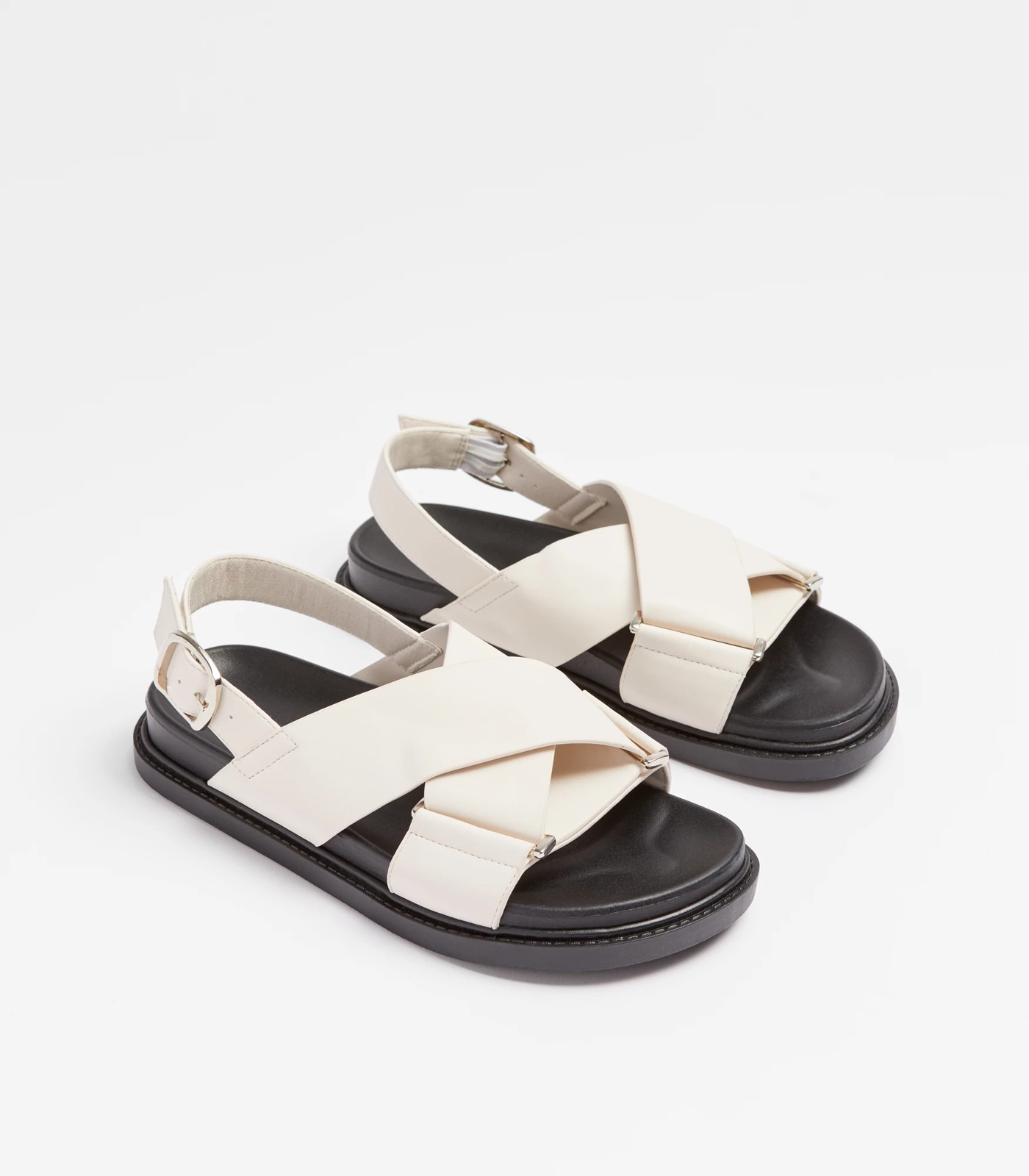 Womens Crossover Moulded Sandal - Maria - Off White | Target Australia