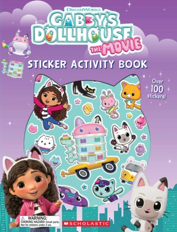 DreamWorks Gabby’s Dollhouse: The Movie Sticker Activity Book by Melissa Maxwell - Book