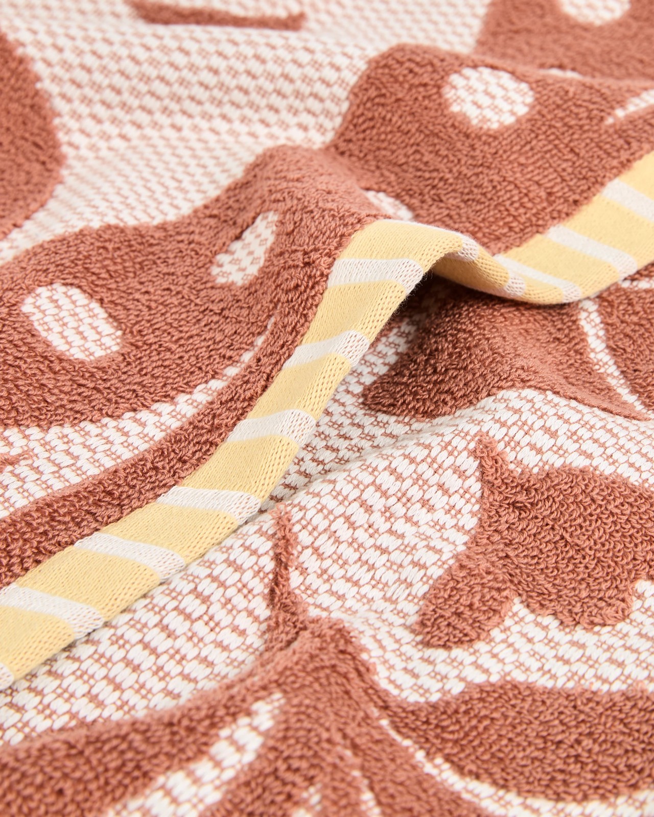 Grove Palm Jacquard Australian Cotton Beach Towel 2 of 2