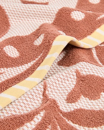 Grove Palm Jacquard Australian Cotton Beach Towel