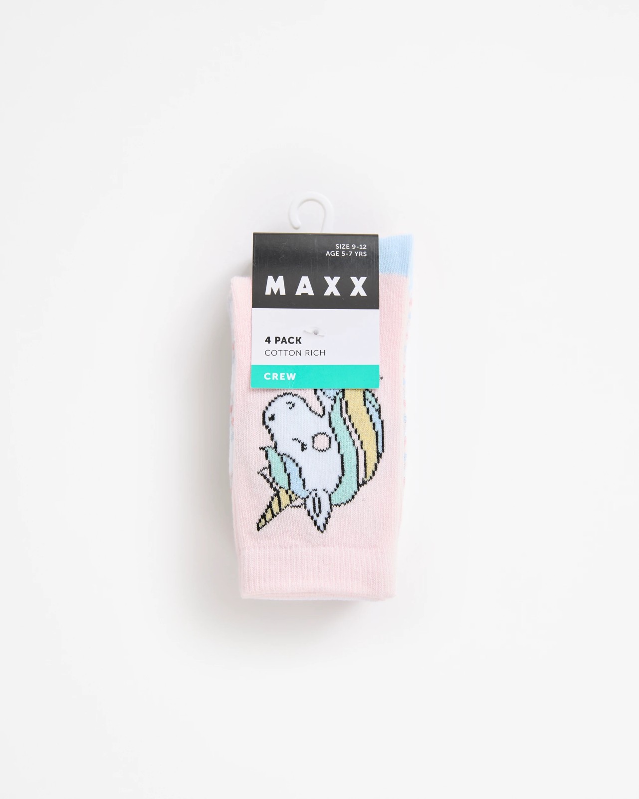 Maxx 4 Pack Girls Casual Crew Socks 3 of 3