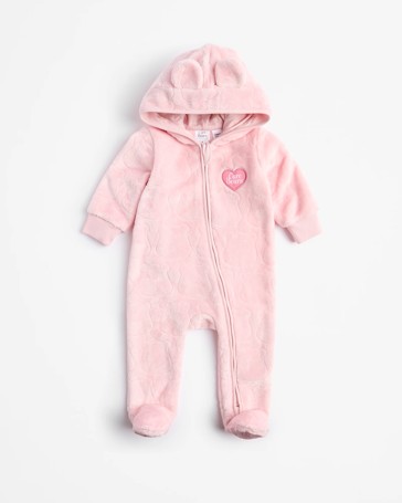 Baby Care Bears Hooded Fleece Coverall