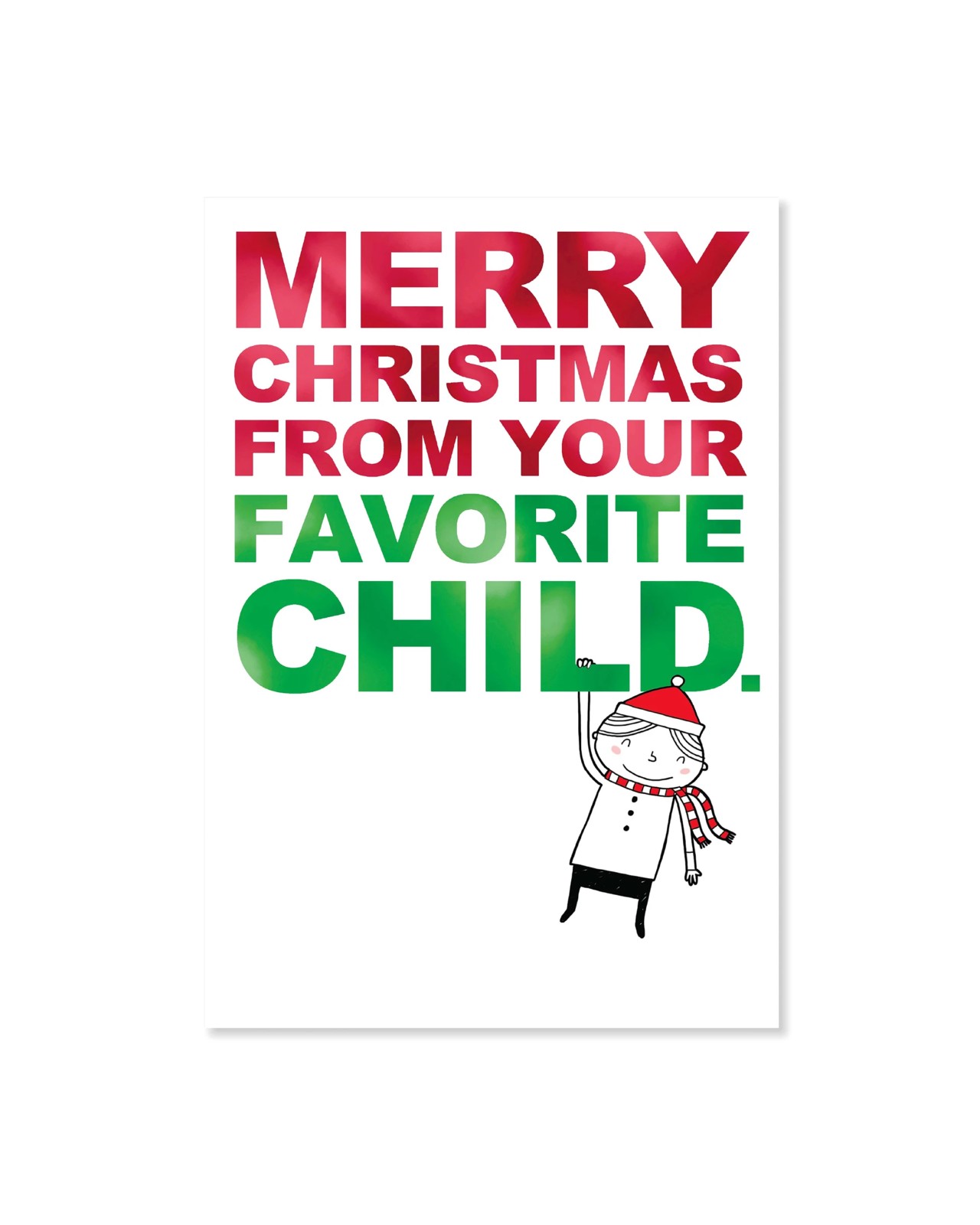 Hallmark Christmas Card - Favourite Child 3 of 3