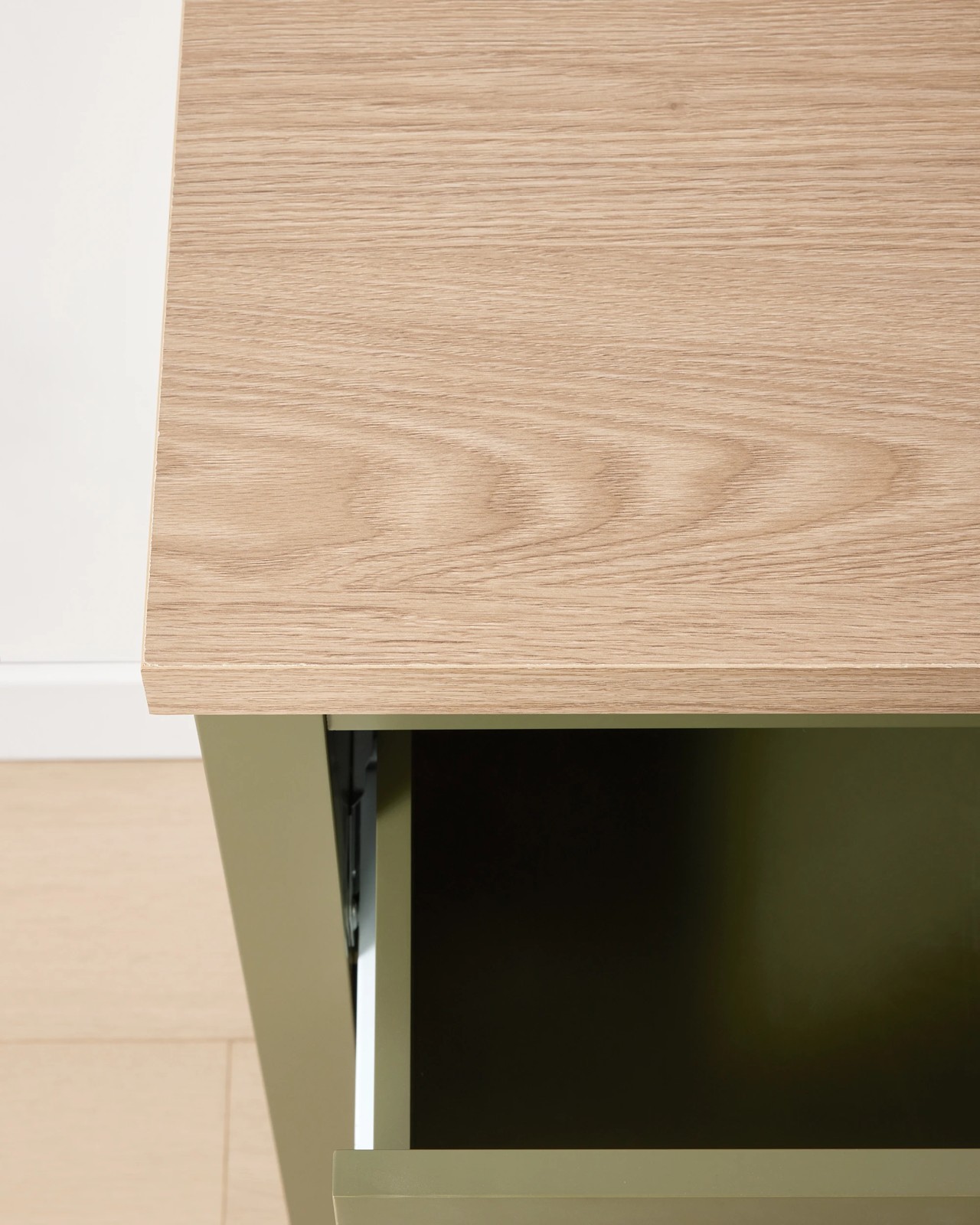 Anko Oliver 3 Drawer Chest - Green 6 of 6
