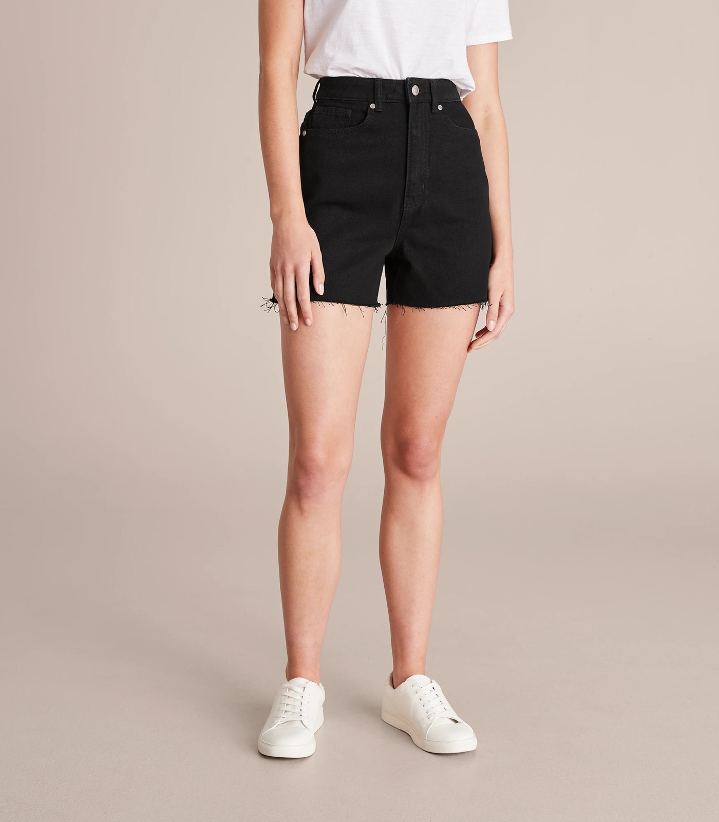 High waisted on sale denim shorts target