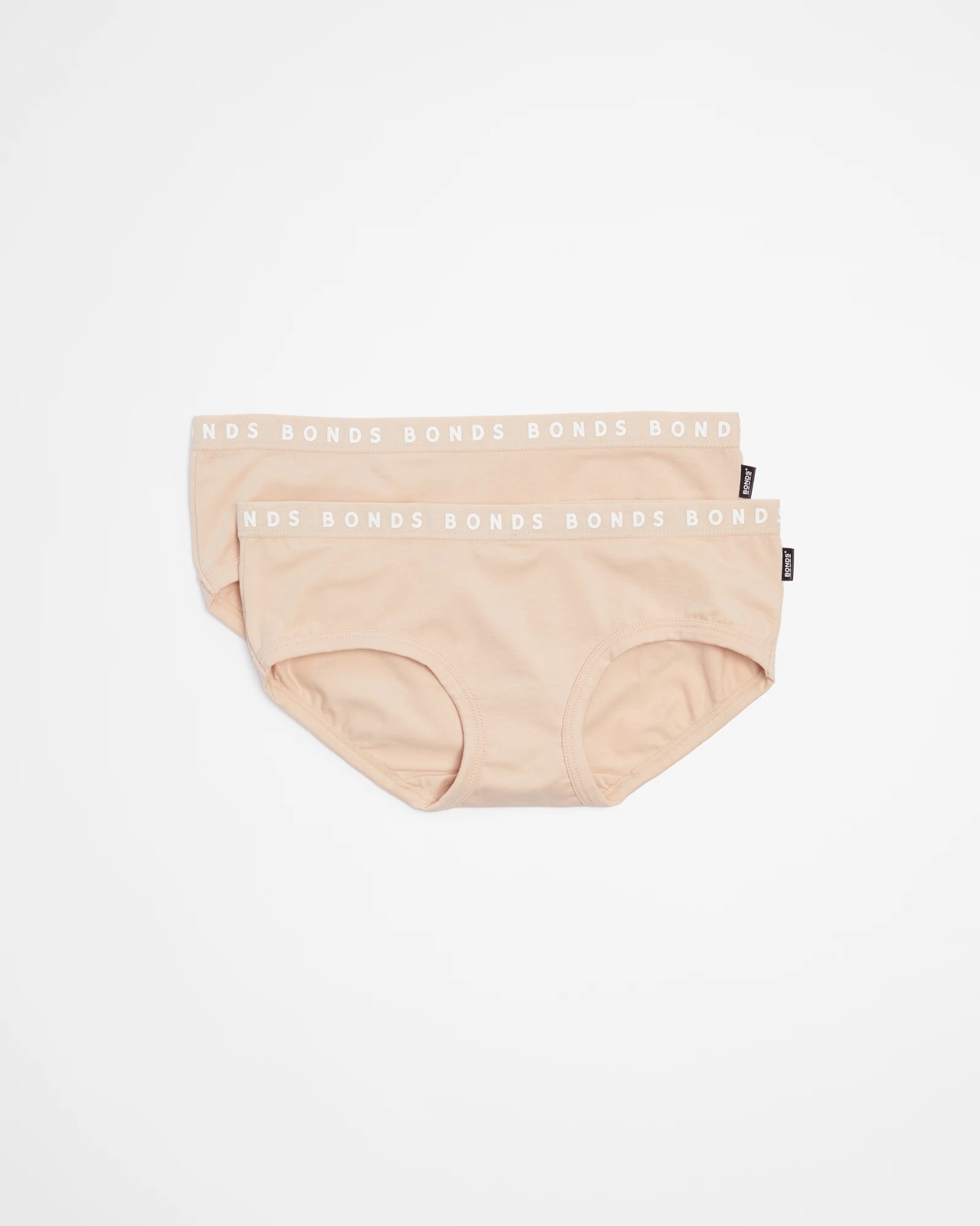 Bonds 2 Pack Hipster Boyleg Briefs - Nude