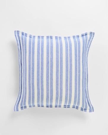 Shirt Stripe Linen Stripe Cushion