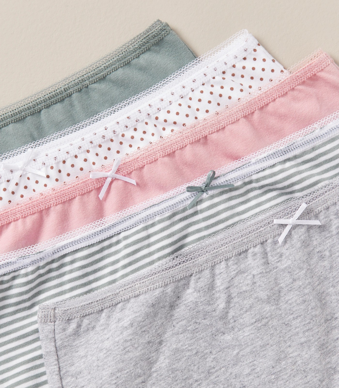 5 Pack Cotton/Elastane Full Briefs; Style: LFB183554 3 of 6