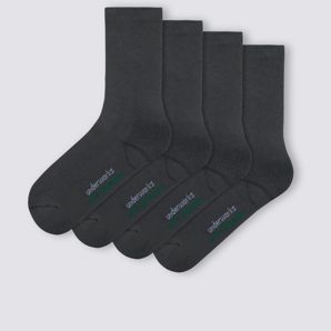 Kids 4 Pack Cushioned Viscose from Bamboo Crew Socks - Underworks