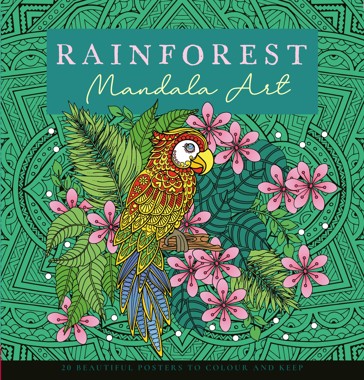 Mandala Poster Art: Rainforest - Book