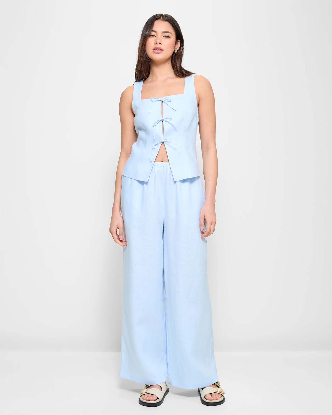 European Linen Elastic Waist Pants - Lily Loves 6 of 6