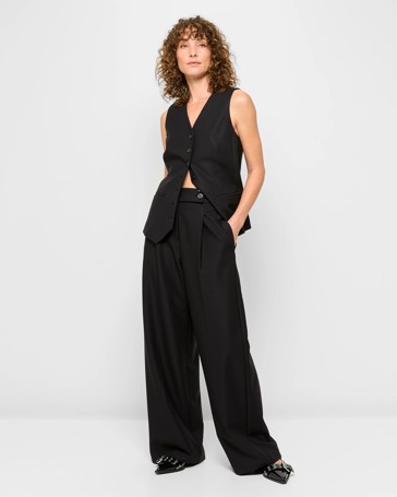 Polished Ultra Wide Leg Pants - Preview