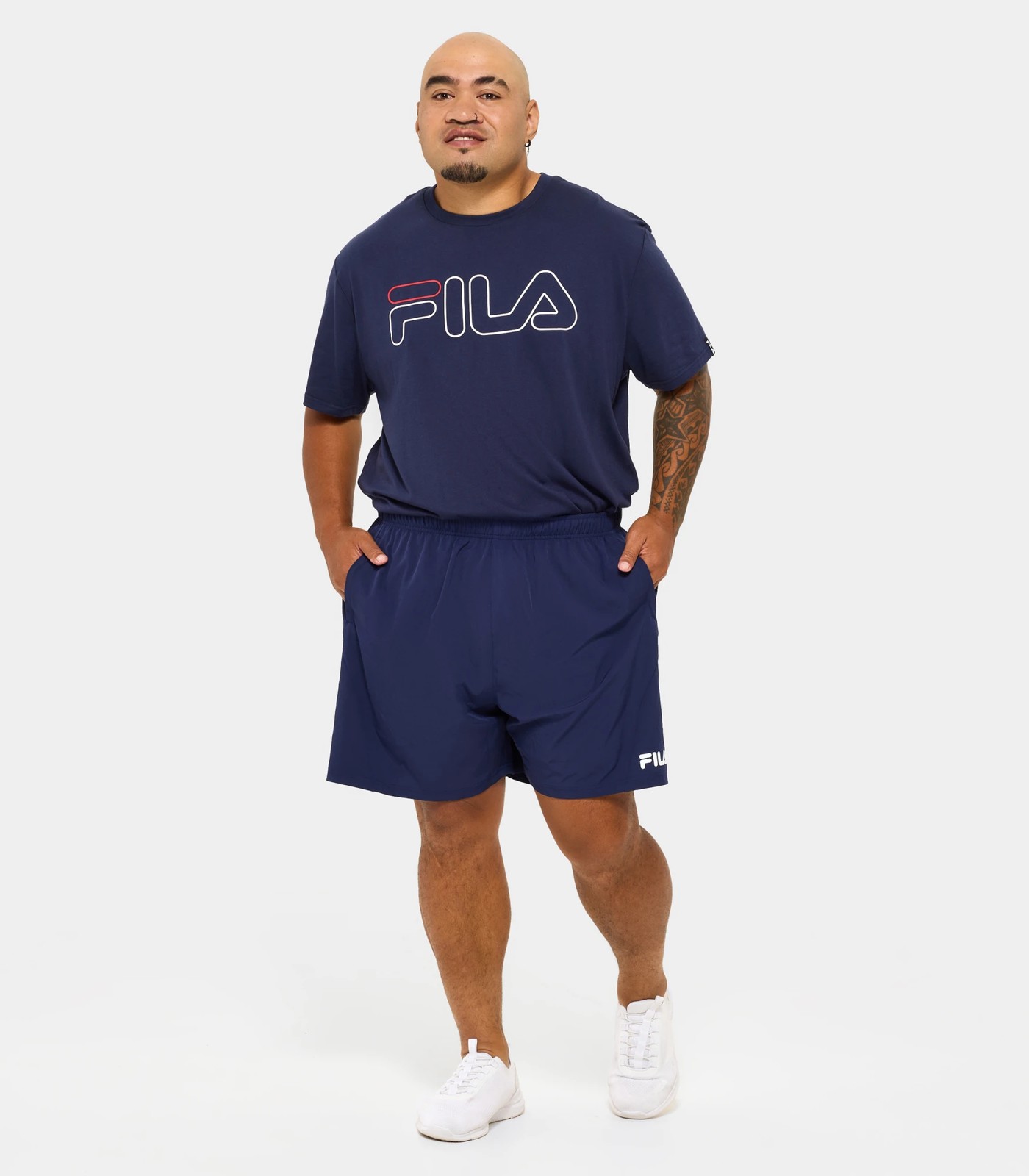 Fila Men's Big & Tall Classic Logo Track Pant, Sizes XLT-6XL