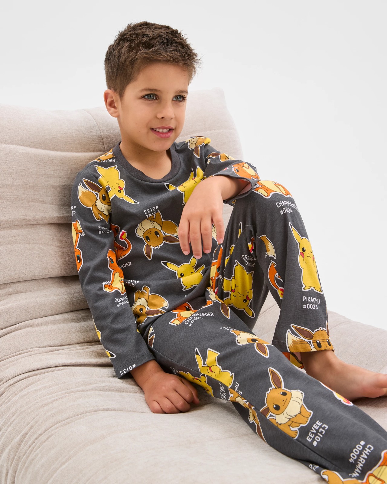 Pokemon Younger Boys Top & Pants Knit Pyjama Set 5 of 6