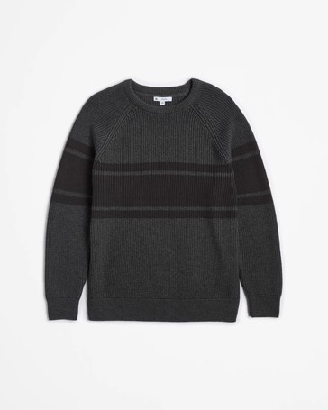 Australian Cotton Crew Stripe Knit Jumper