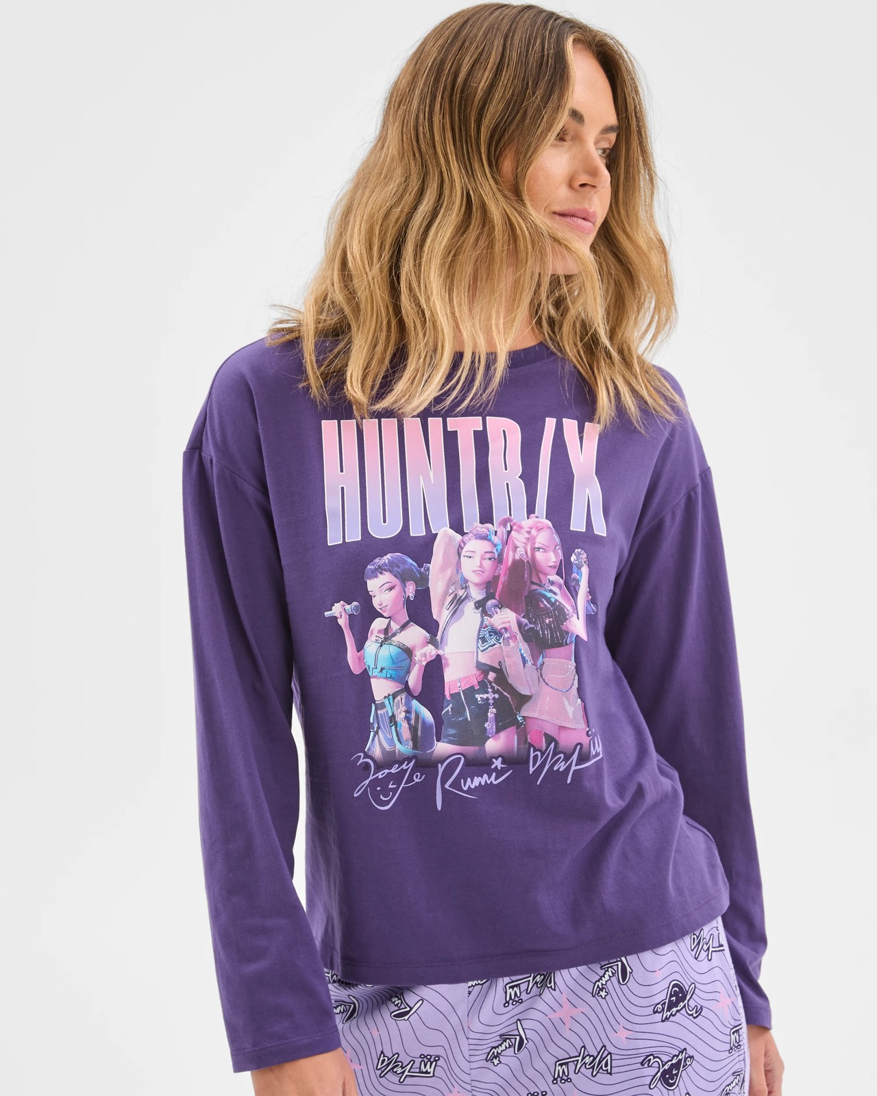 KPop Demon Hunters Australian Cotton Top and Pants Pyjama Set 2 of 5