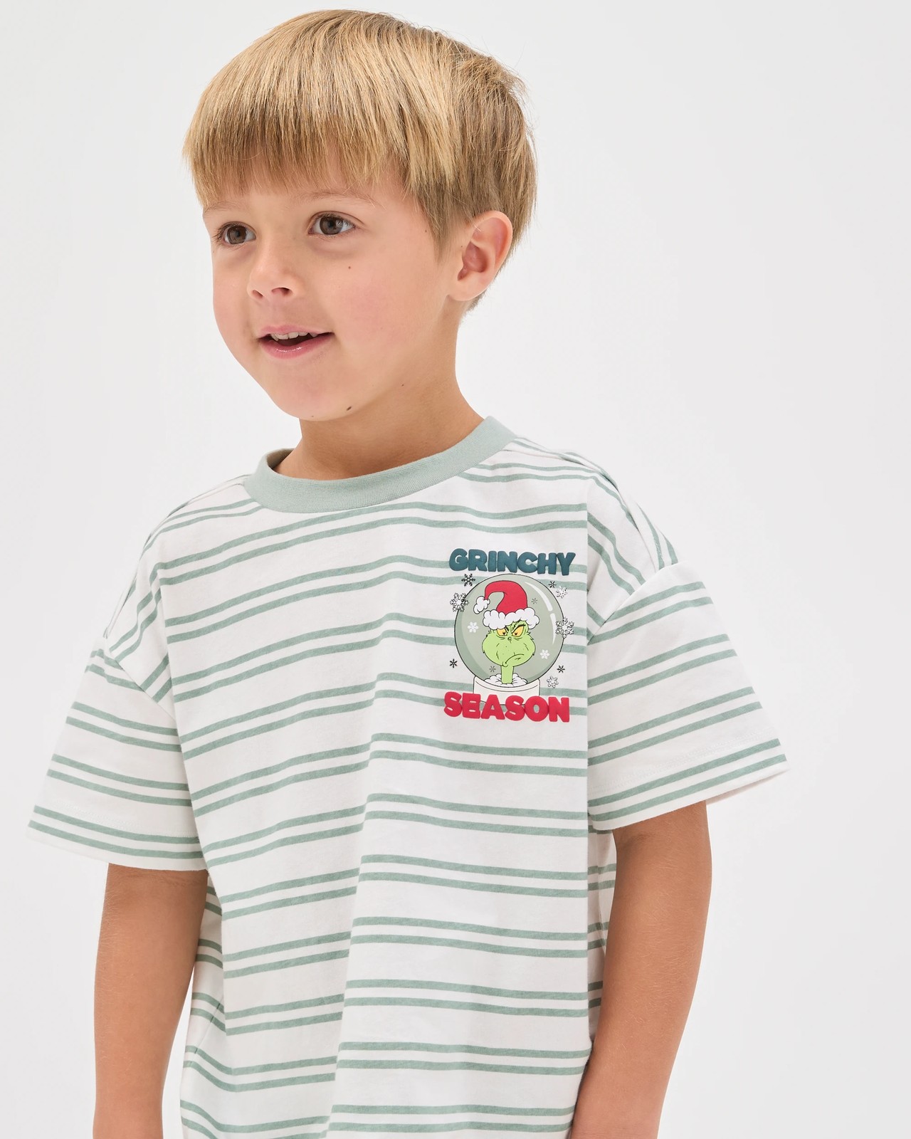 Licensed The Grinch Australian Cotton Oversized Christmas T-Shirt 3 of 5
