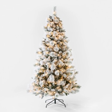 Anko 2.13m (7ft.) Snowy Aspen Prelit Christmas Tree