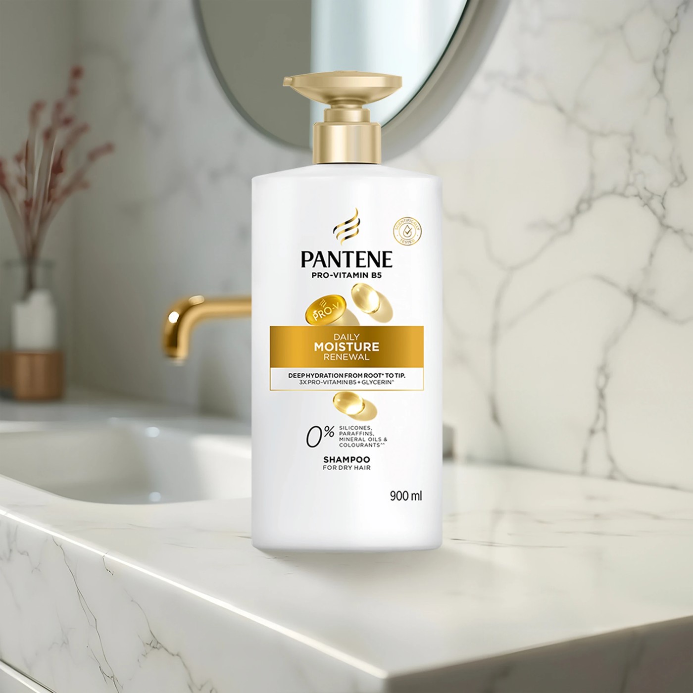 Pantene Pro-V Daily Moisture Renewal Shampoo 900ml 3 of 6