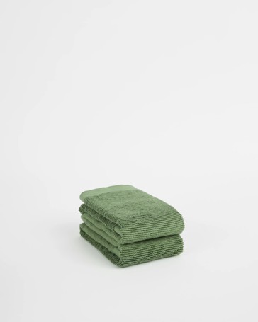 Reed Australian Cotton Rib 2 Pack Hand Towel