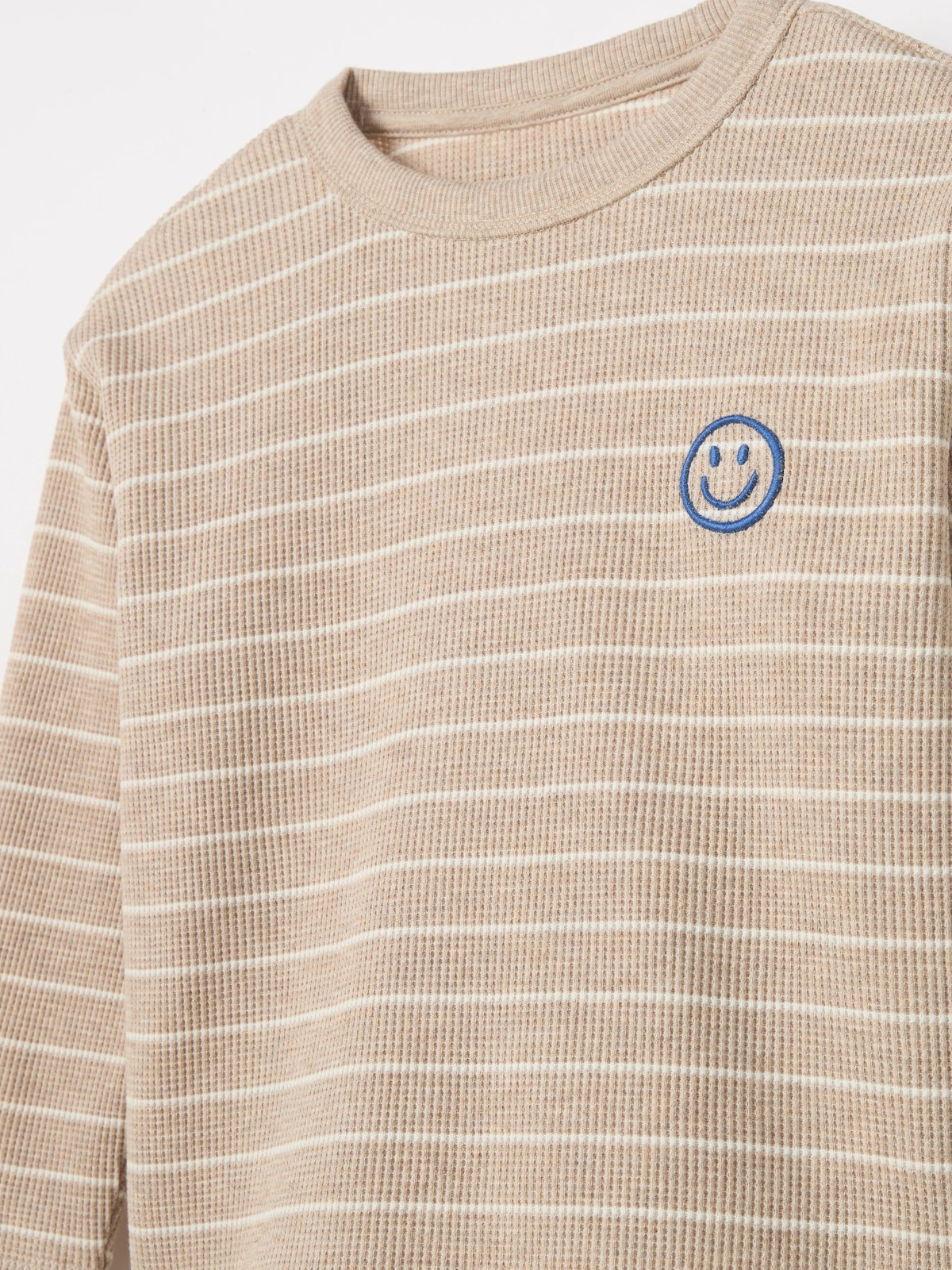 Australian Cotton Blend Long Sleeve Stripe T-Shirt 2 of 2