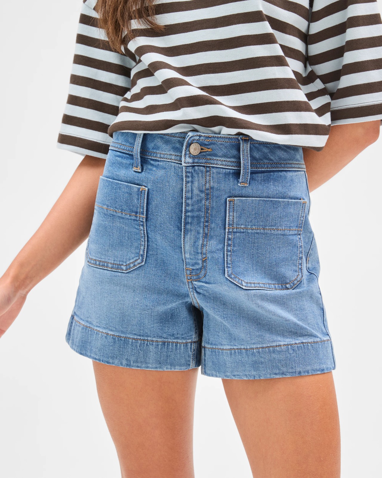 Petites Denim Shorts - Mila  4 of 5