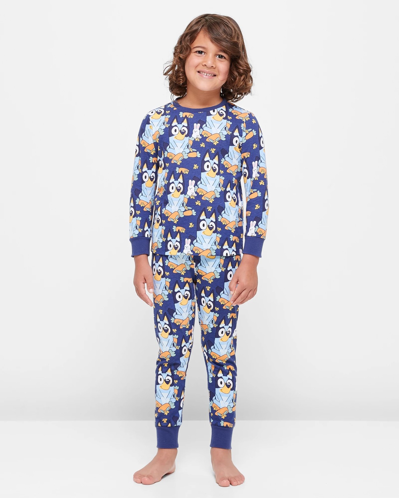 Family Matching Boys Bluey Cotton Pyjama Set