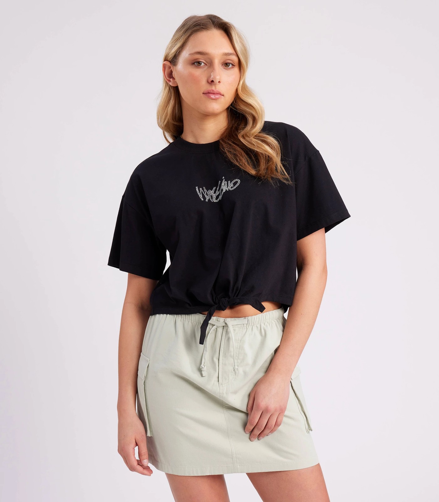 Mossimo Tie Front T-Shirt