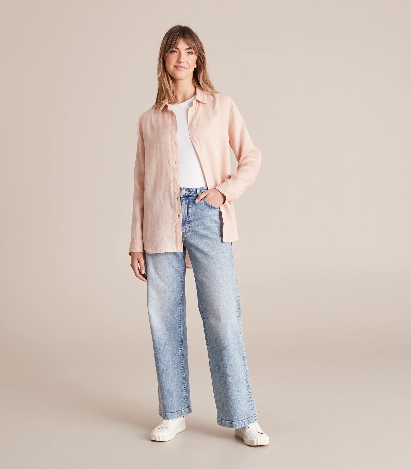 European Linen Long Sleeve Shirt 2 of 6
