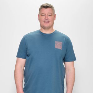 Plus Size Australian Cotton Shockwave Print T-Shirt product image