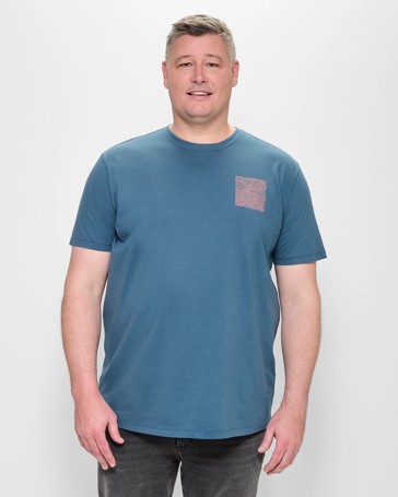 Plus Size Australian Cotton Shockwave Print T-Shirt