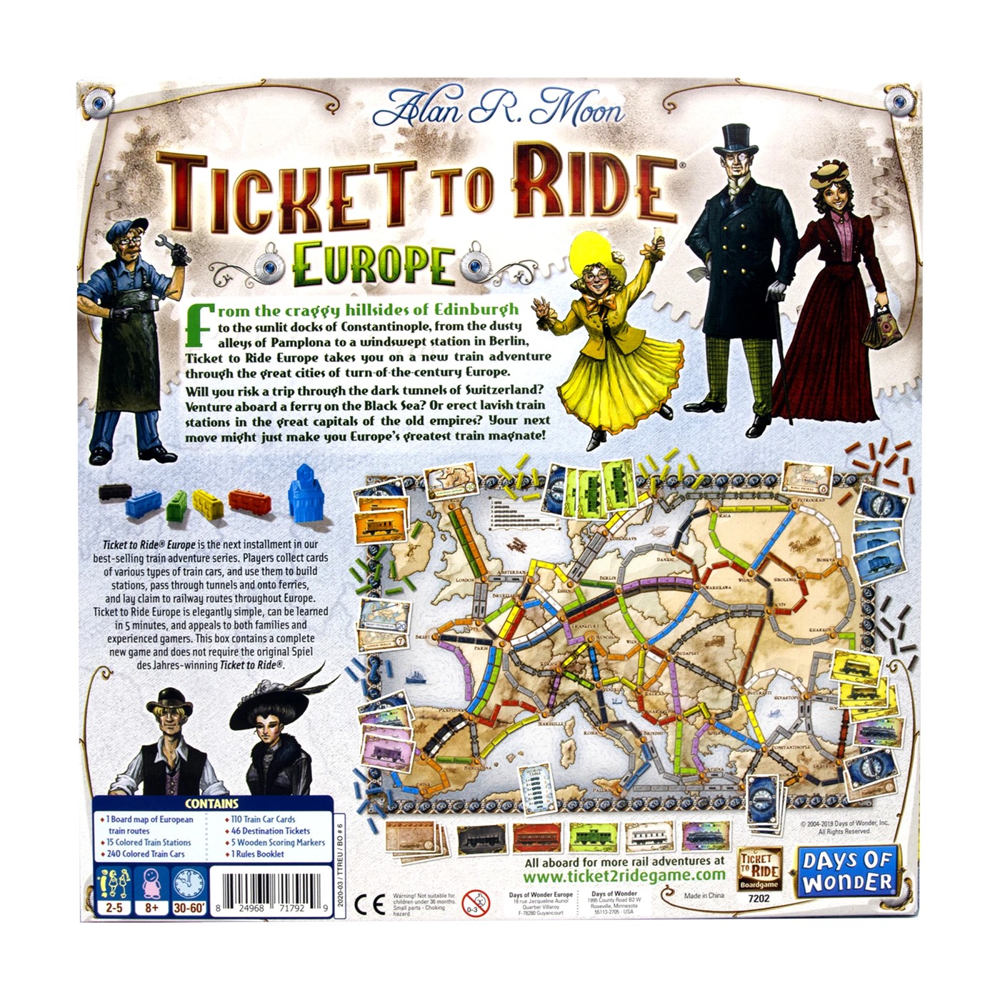 Ticket to Ride Europe Board Game | Target Australia