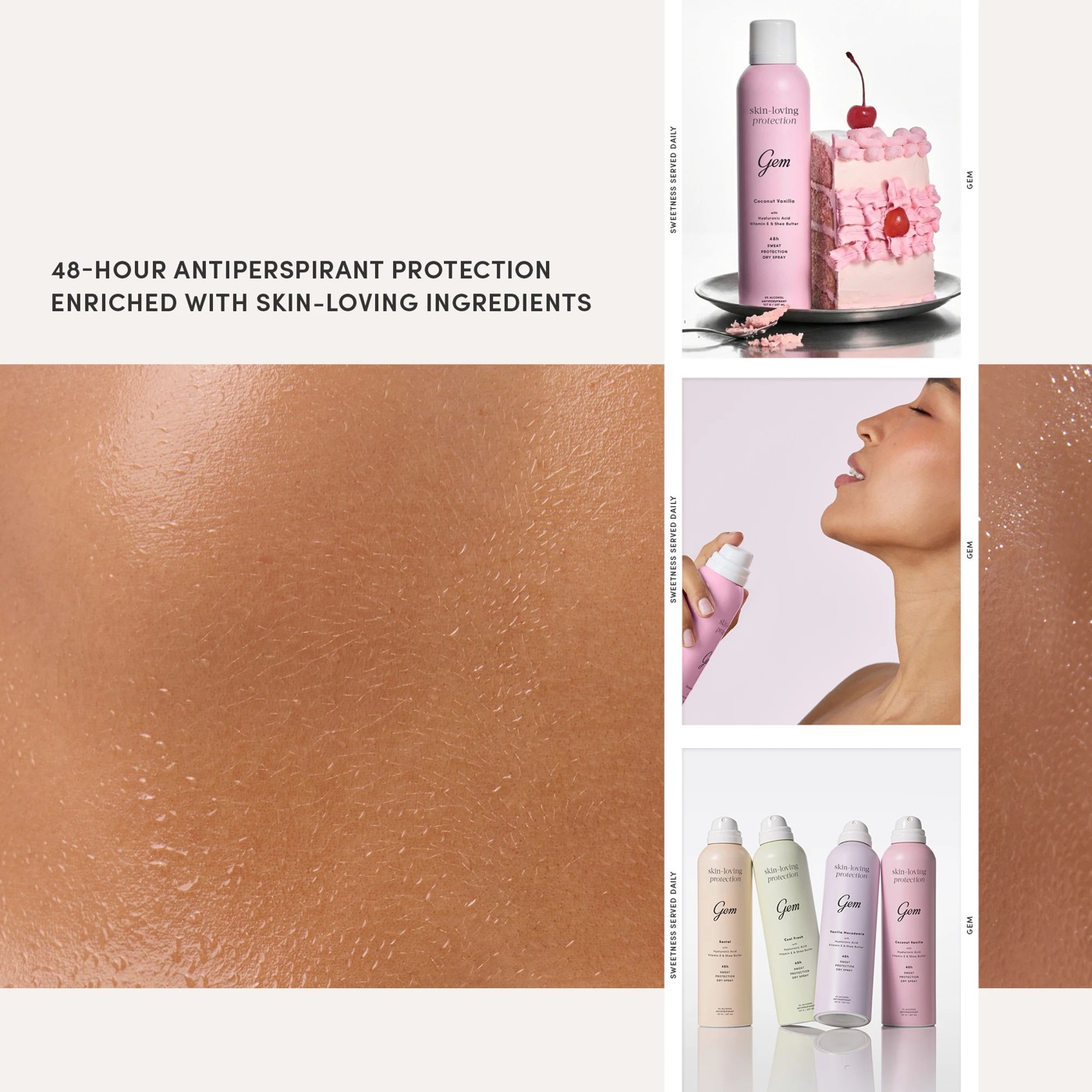 Gem Skin-Loving Deodorant 207ml - Coconut & Vanilla 2 of 6
