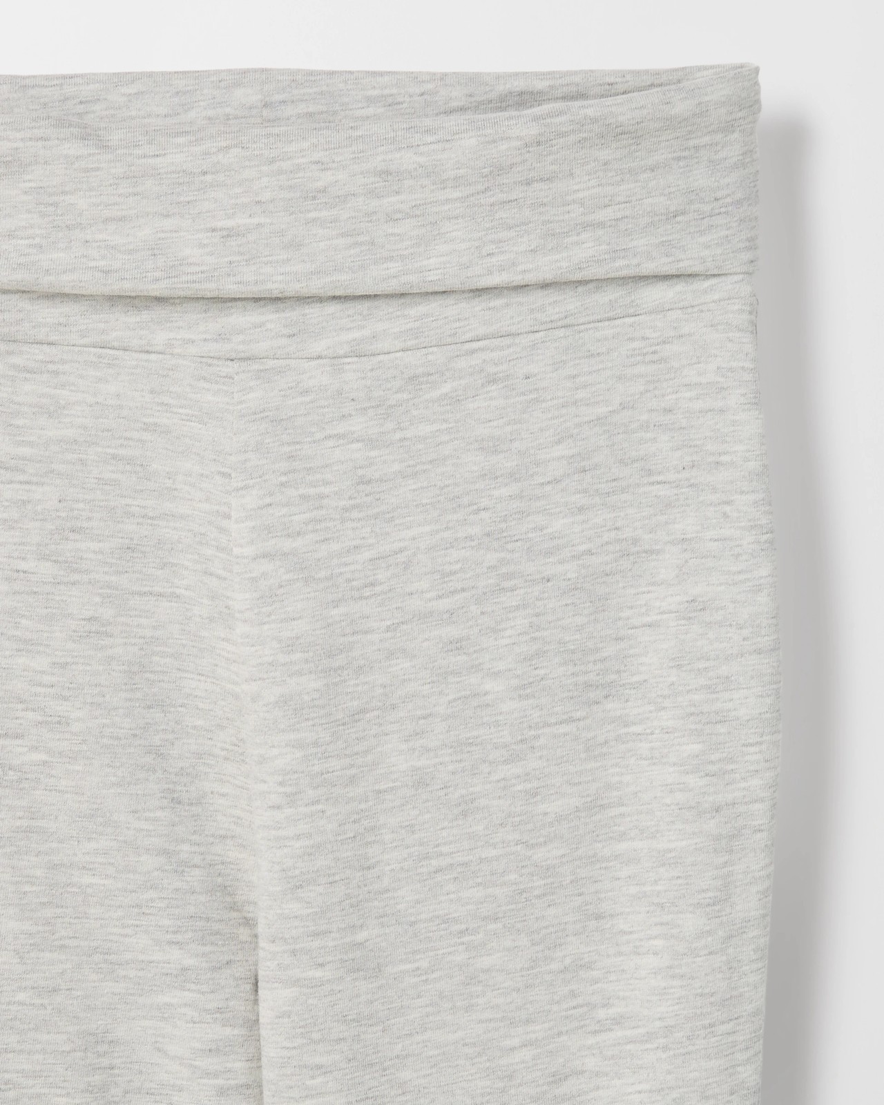 Folded Waist Flare Pants - Grey Marle 2 of 5