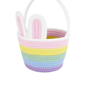 Anko Rainbow Rope Bunny Basket