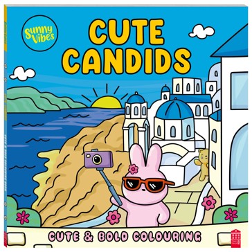 Sunny Vibes Cute Candids: Cute & Bold Colouring by Sam Jayne - Book