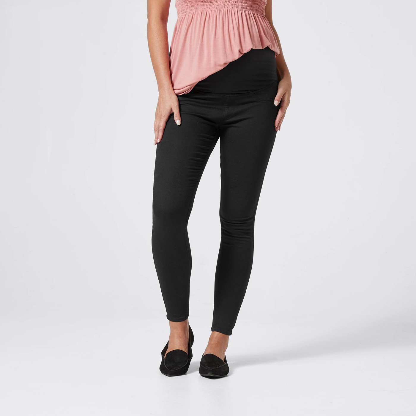 Maternity Over The Belly Drill Pants 5 of 5