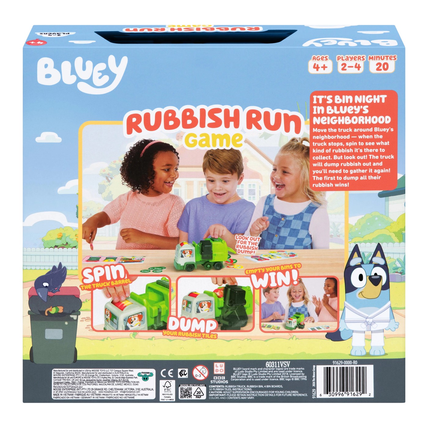 Bluey Rubbish Run Game 4 of 4