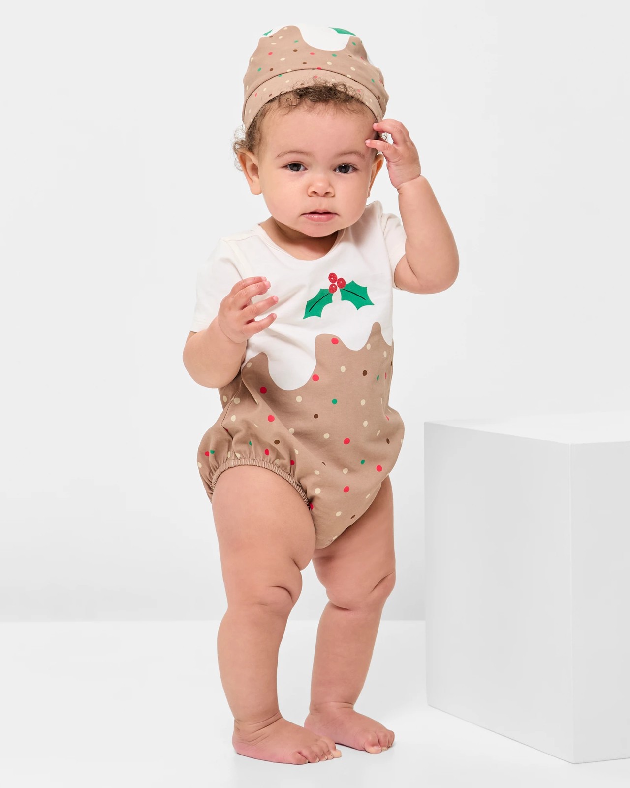 Baby Organic Cotton Christmas Pudding Bodysuit Target Australia