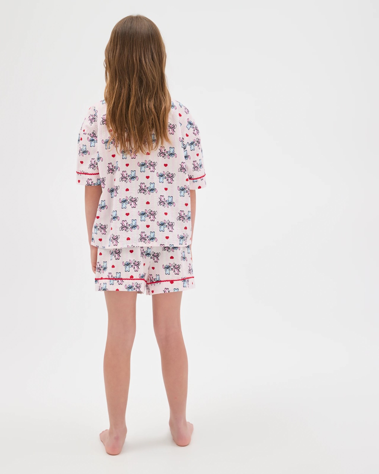 Licensed Disney Lilo & Stitch Older Girls Woven Pyjama Set 5 of 6
