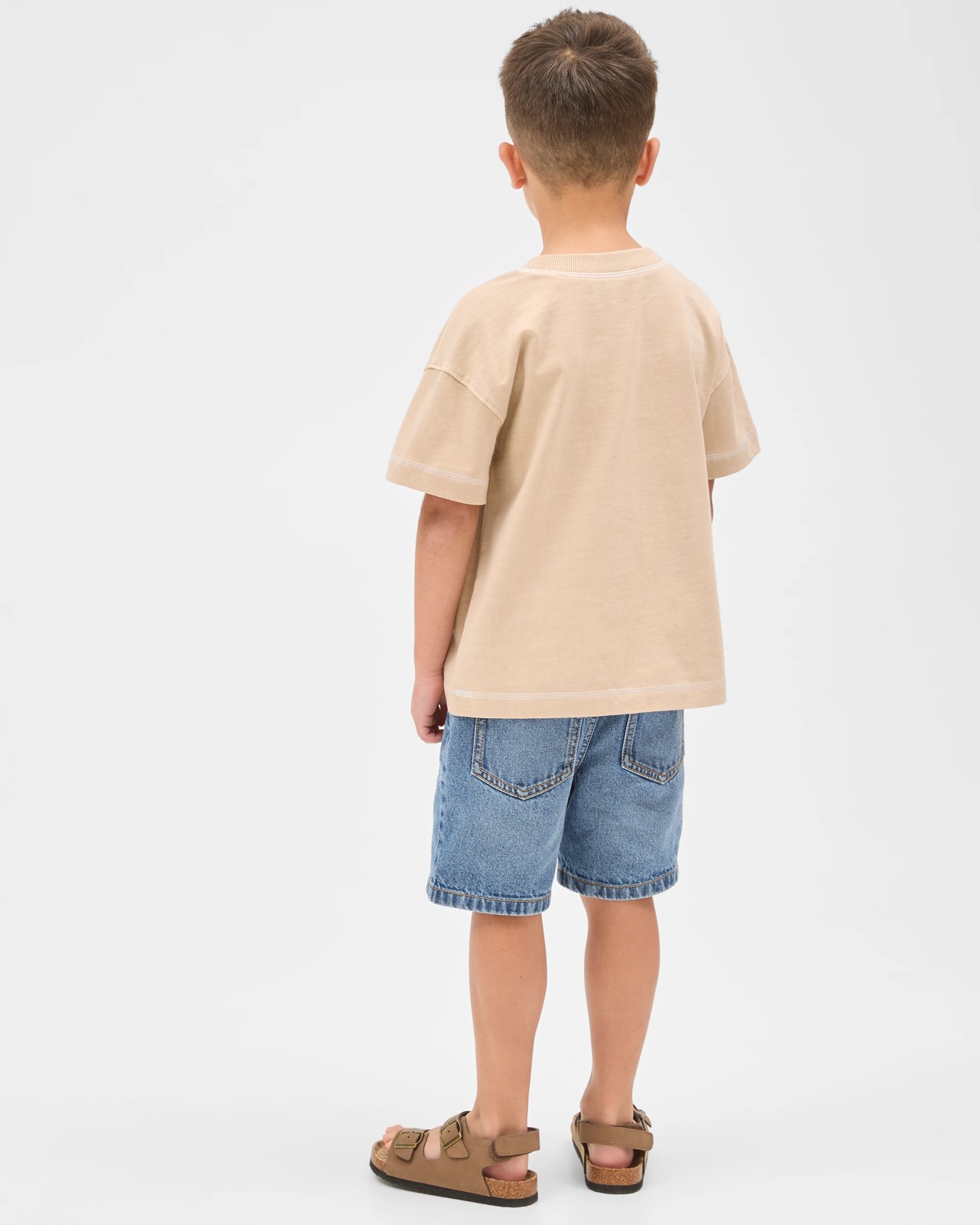 Australian Cotton Oversized T-Shirt - Cement 4 of 6